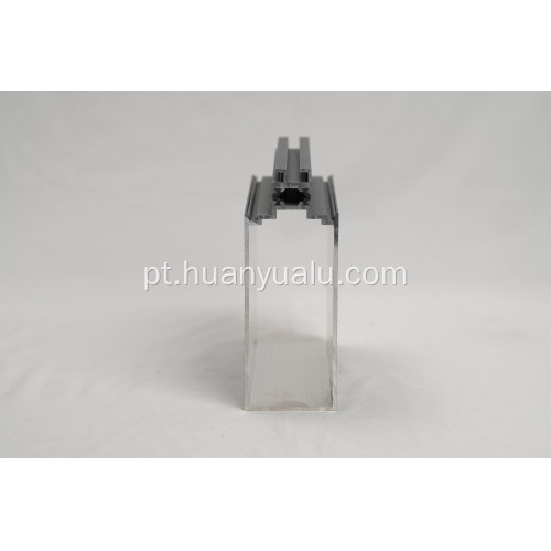 Perfis de alumínio revestidos a pó para paredes de cortina